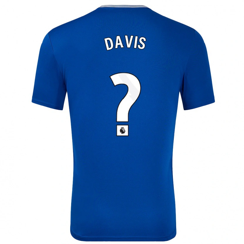 Danxen Kinder Luca Davis #0 Blau Mit Heimtrikot Trikot 2024/25 T-Shirt Schweiz