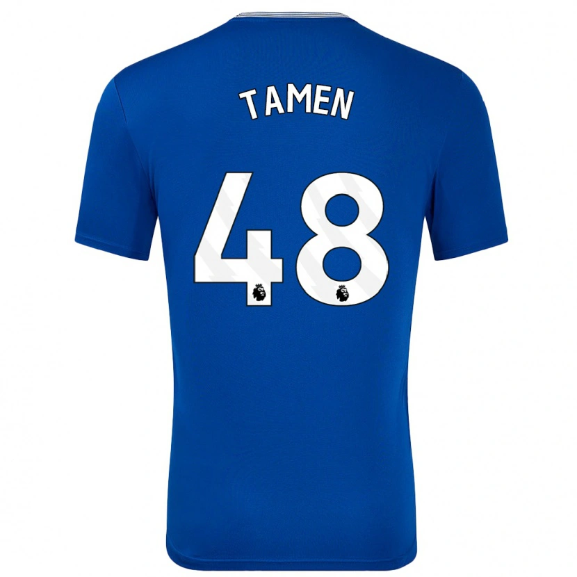 Danxen Kinder William Tamen #48 Blau Mit Heimtrikot Trikot 2024/25 T-Shirt Schweiz