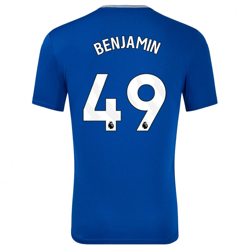 Danxen Kinder Omari Benjamin #49 Blau Mit Heimtrikot Trikot 2024/25 T-Shirt Schweiz