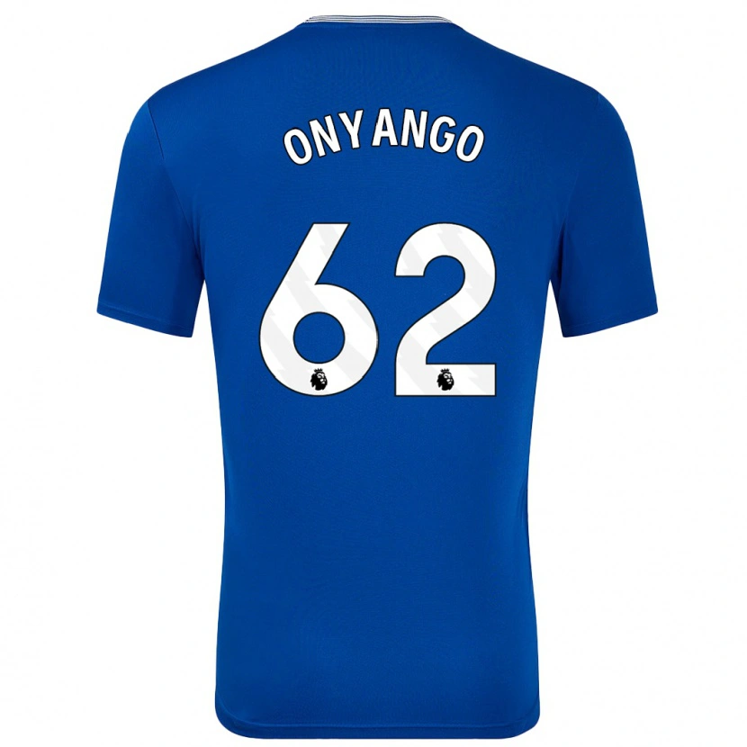 Danxen Kinder Tyler Onyango #62 Blau Mit Heimtrikot Trikot 2024/25 T-Shirt Schweiz