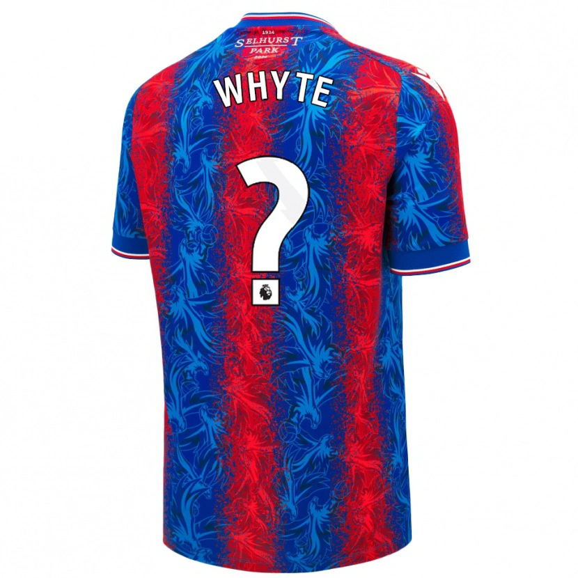 Danxen Kinder Tyler Whyte #0 Rot Blauen Streifen Heimtrikot Trikot 2024/25 T-Shirt Schweiz