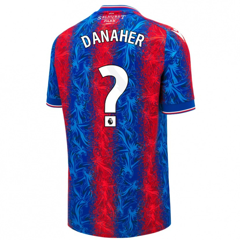 Danxen Kinder Euan Danaher #0 Rot Blauen Streifen Heimtrikot Trikot 2024/25 T-Shirt Schweiz