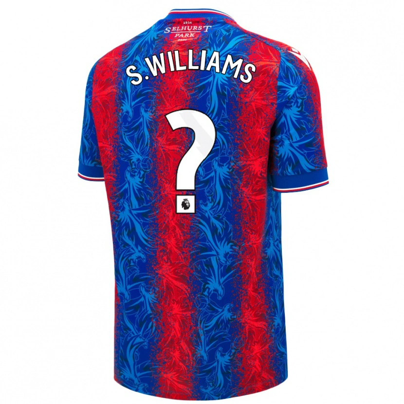 Danxen Kinder Seb Williams #0 Rot Blauen Streifen Heimtrikot Trikot 2024/25 T-Shirt Schweiz