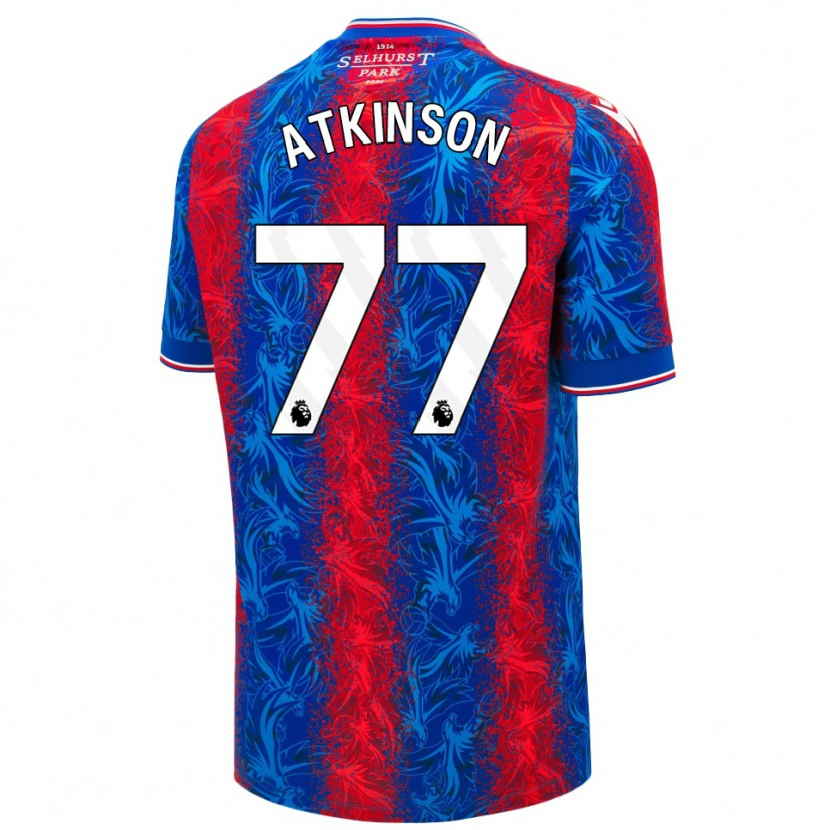 Danxen Kinder Isibeal Atkinson #77 Rot Blauen Streifen Heimtrikot Trikot 2024/25 T-Shirt Schweiz