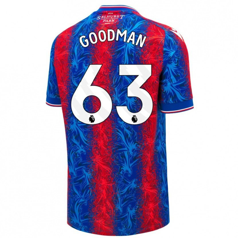 Danxen Kinder Owen Goodman #63 Rot Blauen Streifen Heimtrikot Trikot 2024/25 T-Shirt Schweiz