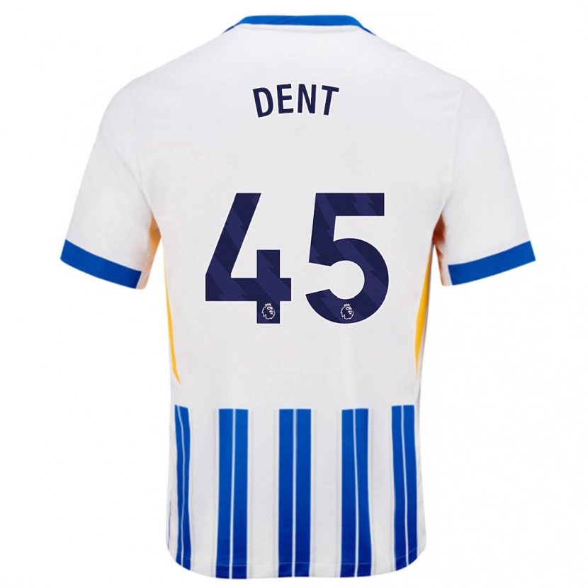 Danxen Kinder Lily Dent #45 Weiß Blaue Nadelstreifen Heimtrikot Trikot 2024/25 T-Shirt Schweiz