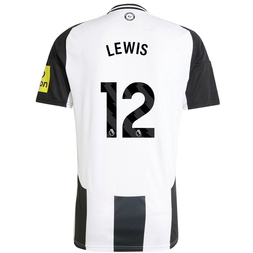 Danxen Kinder Jamal Lewis #12 Weiß Schwarz Heimtrikot Trikot 2024/25 T-Shirt Schweiz