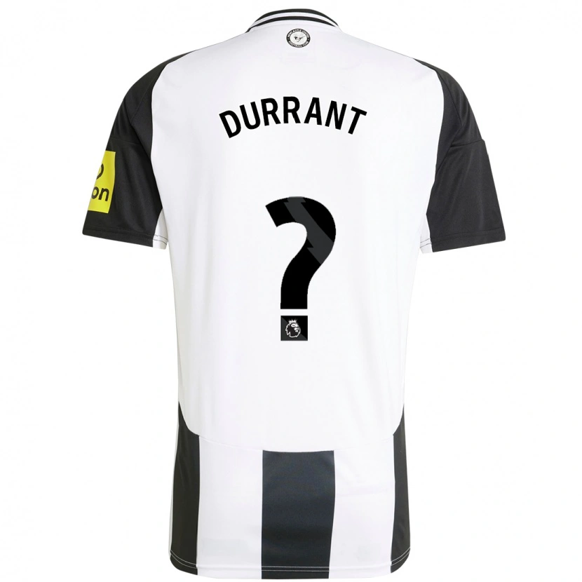 Danxen Kinder Jake Durrant #0 Weiß Schwarz Heimtrikot Trikot 2024/25 T-Shirt Schweiz