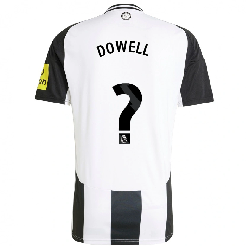 Danxen Kinder Roman Dowell #0 Weiß Schwarz Heimtrikot Trikot 2024/25 T-Shirt Schweiz