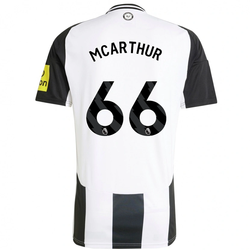 Danxen Kinder Charlie Mcarthur #66 Weiß Schwarz Heimtrikot Trikot 2024/25 T-Shirt Schweiz