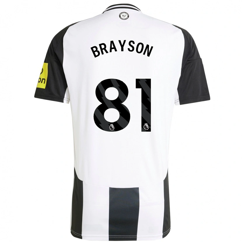 Danxen Kinder Joe Brayson #81 Weiß Schwarz Heimtrikot Trikot 2024/25 T-Shirt Schweiz