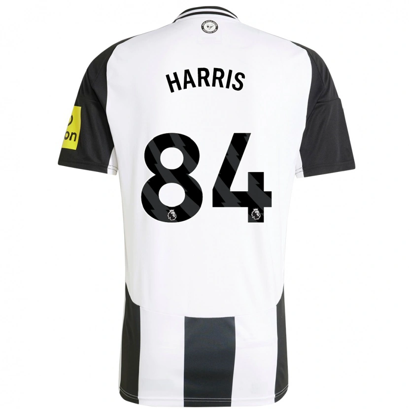 Danxen Kinder Aidan Harris #84 Weiß Schwarz Heimtrikot Trikot 2024/25 T-Shirt Schweiz