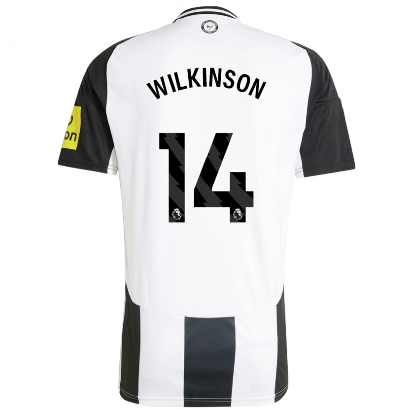 Danxen Kinder Sharna Wilkinson #14 Weiß Schwarz Heimtrikot Trikot 2024/25 T-Shirt Schweiz