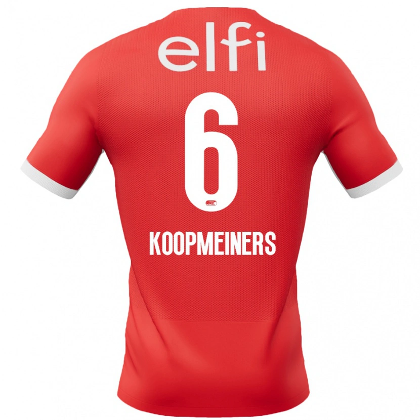 Danxen Kinder Peer Koopmeiners #6 Rot Weiß Heimtrikot Trikot 2024/25 T-Shirt Schweiz