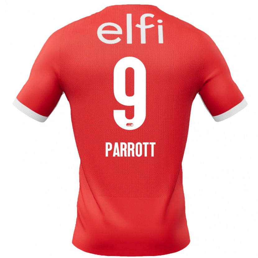 Danxen Kinder Troy Parrott #9 Rot Weiß Heimtrikot Trikot 2024/25 T-Shirt Schweiz