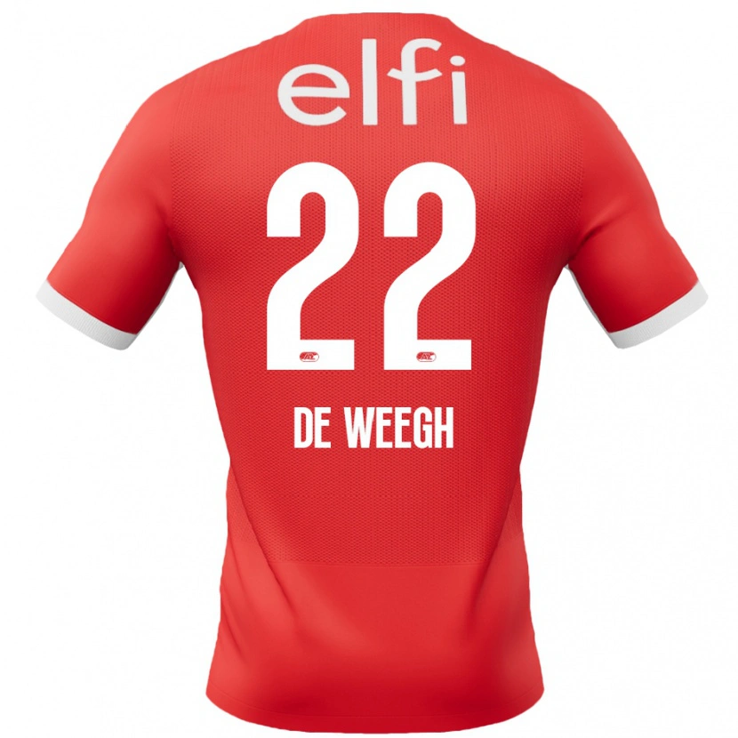 Danxen Kinder Bo Op De Weegh #22 Rot Weiß Heimtrikot Trikot 2024/25 T-Shirt Schweiz