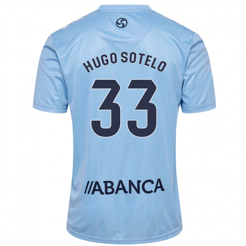 Danxen Kinder Hugo Sotelo #33 Himmelblau Heimtrikot Trikot 2024/25 T-Shirt Schweiz