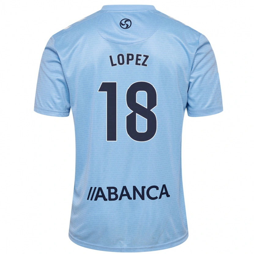 Danxen Kinder Joel López #18 Himmelblau Heimtrikot Trikot 2024/25 T-Shirt Schweiz