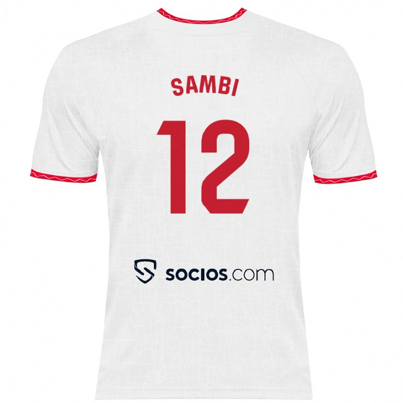 Danxen Kinder Albert Sambi Lokonga #12 Weiß Rot Heimtrikot Trikot 2024/25 T-Shirt Schweiz