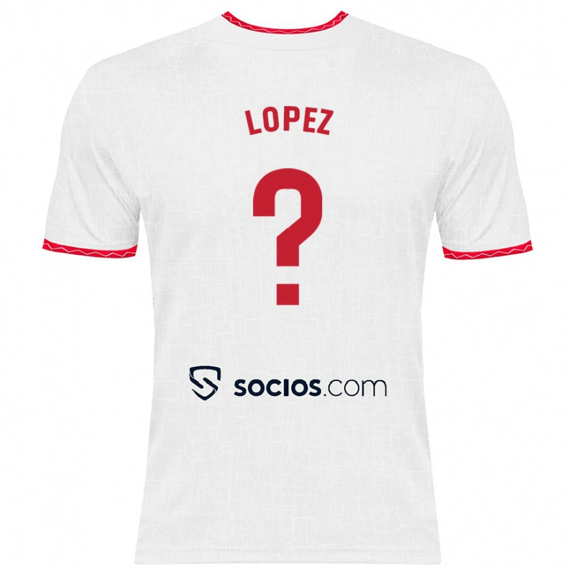 Danxen Kinder David López #0 Weiß Rot Heimtrikot Trikot 2024/25 T-Shirt Schweiz