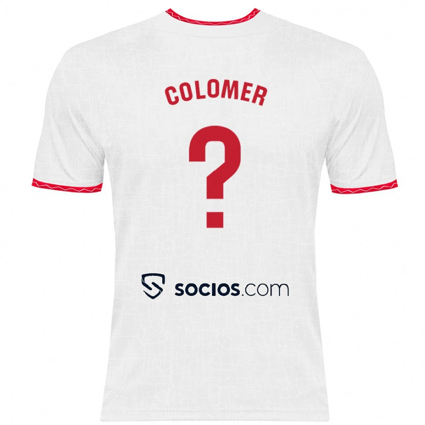 Danxen Kinder Carlos Colomer #0 Weiß Rot Heimtrikot Trikot 2024/25 T-Shirt Schweiz