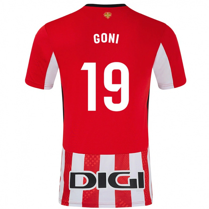 Danxen Kinder Marcos Goñi #19 Rot Weiß Heimtrikot Trikot 2024/25 T-Shirt Schweiz