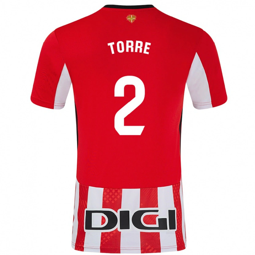 Danxen Kinder Maddi Torre #2 Rot Weiß Heimtrikot Trikot 2024/25 T-Shirt Schweiz