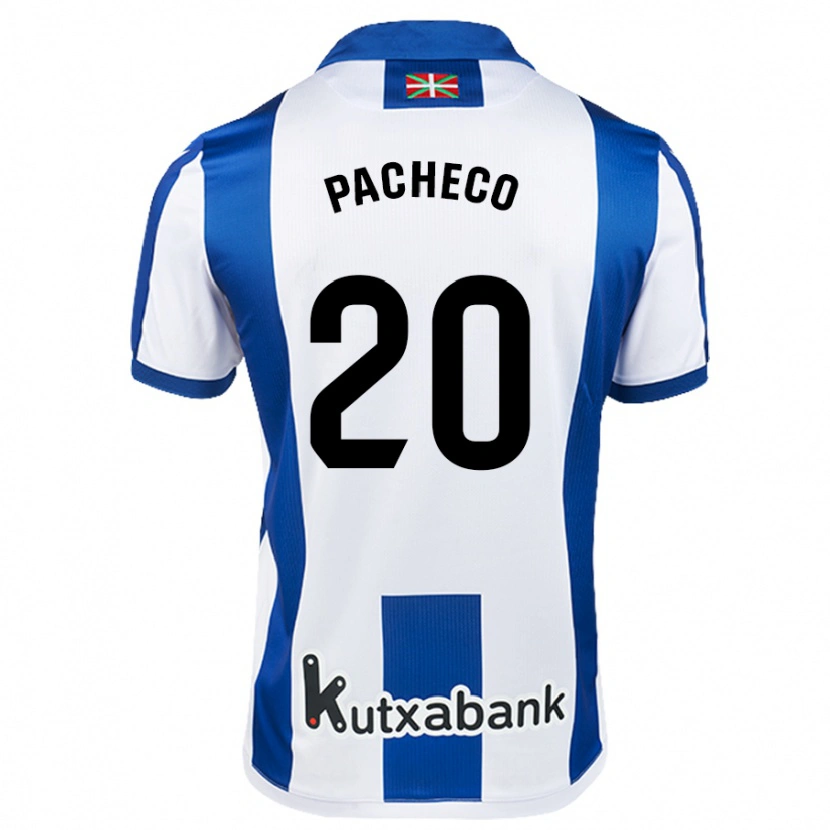 Danxen Kinder Jon Pacheco #20 Weiß Blau Heimtrikot Trikot 2024/25 T-Shirt Schweiz