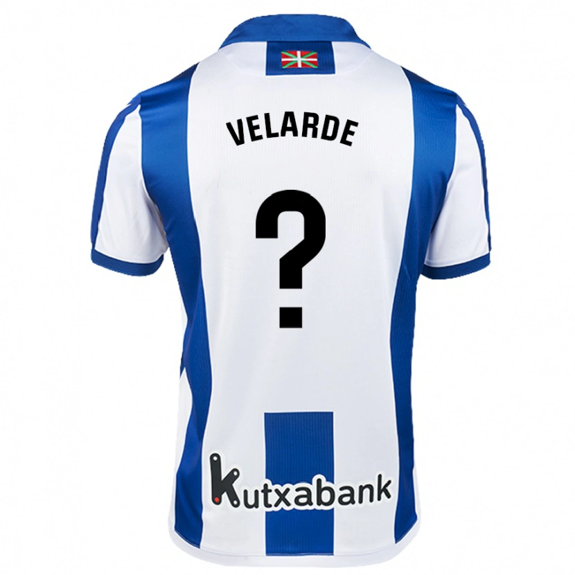 Danxen Kinder Alain Velarde #0 Weiß Blau Heimtrikot Trikot 2024/25 T-Shirt Schweiz