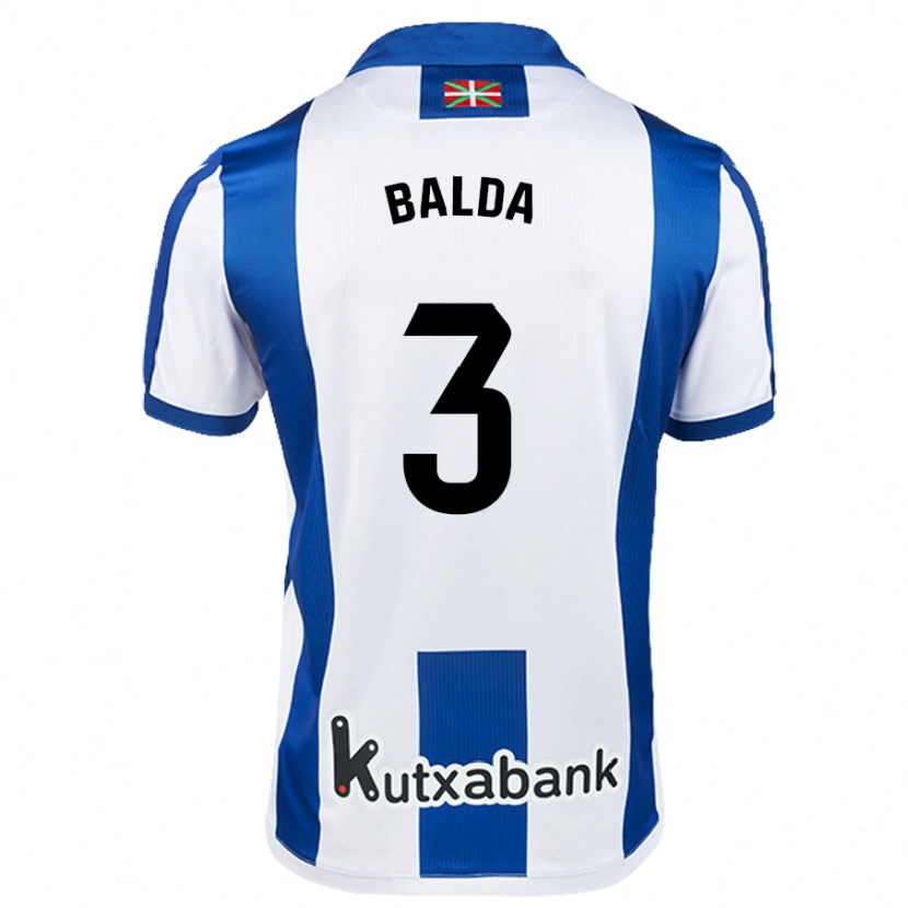 Danxen Kinder Jon Balda #3 Weiß Blau Heimtrikot Trikot 2024/25 T-Shirt Schweiz