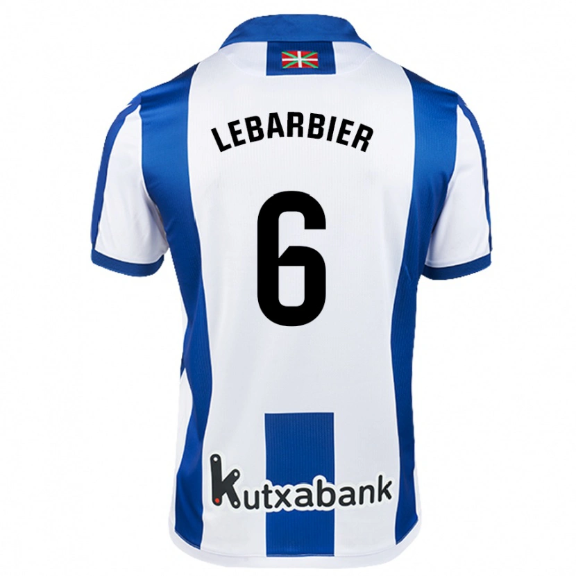 Danxen Kinder Alex Lebarbier #6 Weiß Blau Heimtrikot Trikot 2024/25 T-Shirt Schweiz