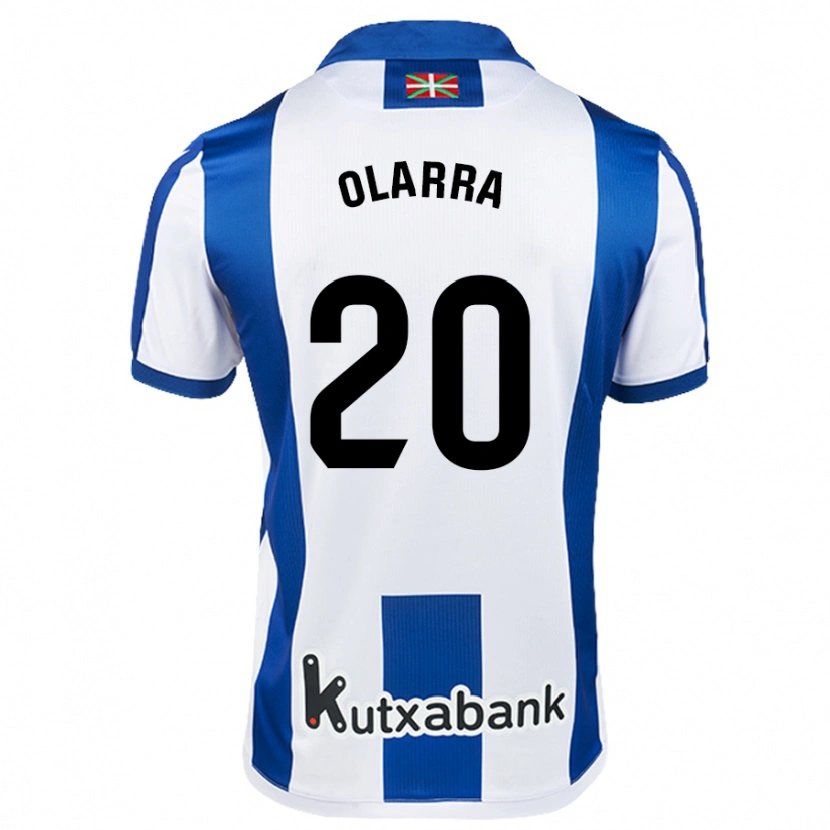 Danxen Kinder Aimar Olarra #20 Weiß Blau Heimtrikot Trikot 2024/25 T-Shirt Schweiz