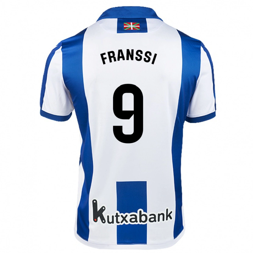 Danxen Kinder Sanni Franssi #9 Weiß Blau Heimtrikot Trikot 2024/25 T-Shirt Schweiz