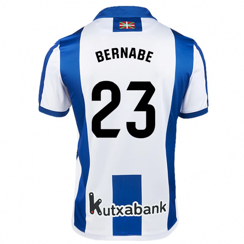 Danxen Kinder Alejandra Bernabé De Santiago #23 Weiß Blau Heimtrikot Trikot 2024/25 T-Shirt Schweiz