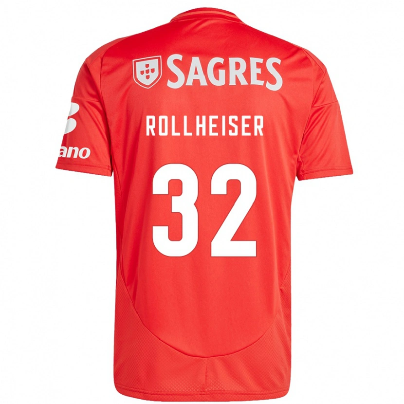 Danxen Kinder Benjamín Rollheiser #32 Rot Weiß Heimtrikot Trikot 2024/25 T-Shirt Schweiz