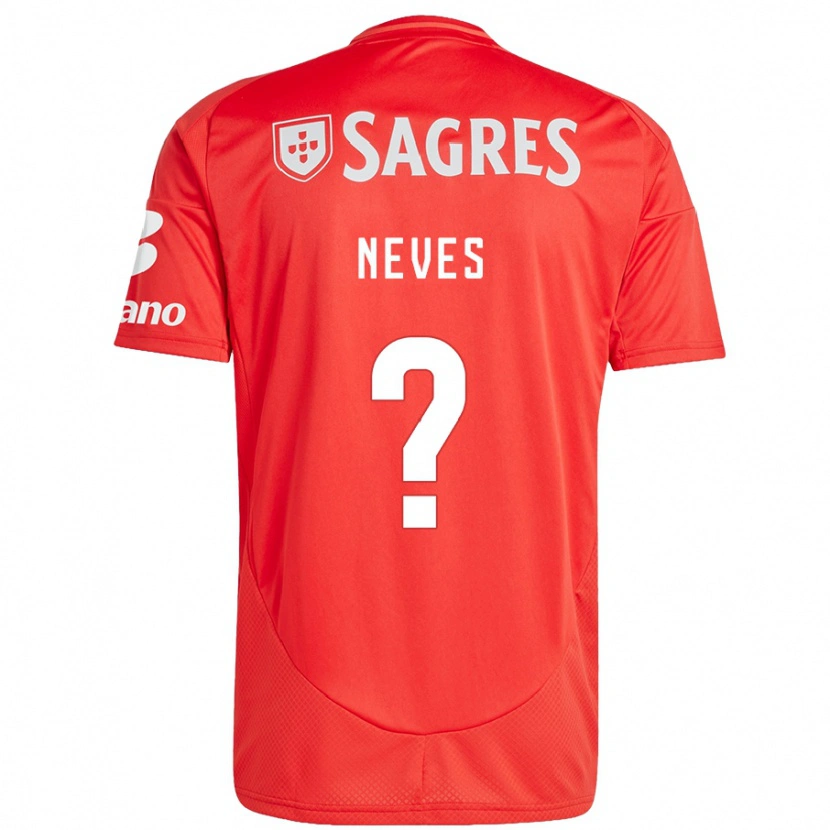 Danxen Kinder Gil Neves #0 Rot Weiß Heimtrikot Trikot 2024/25 T-Shirt Schweiz