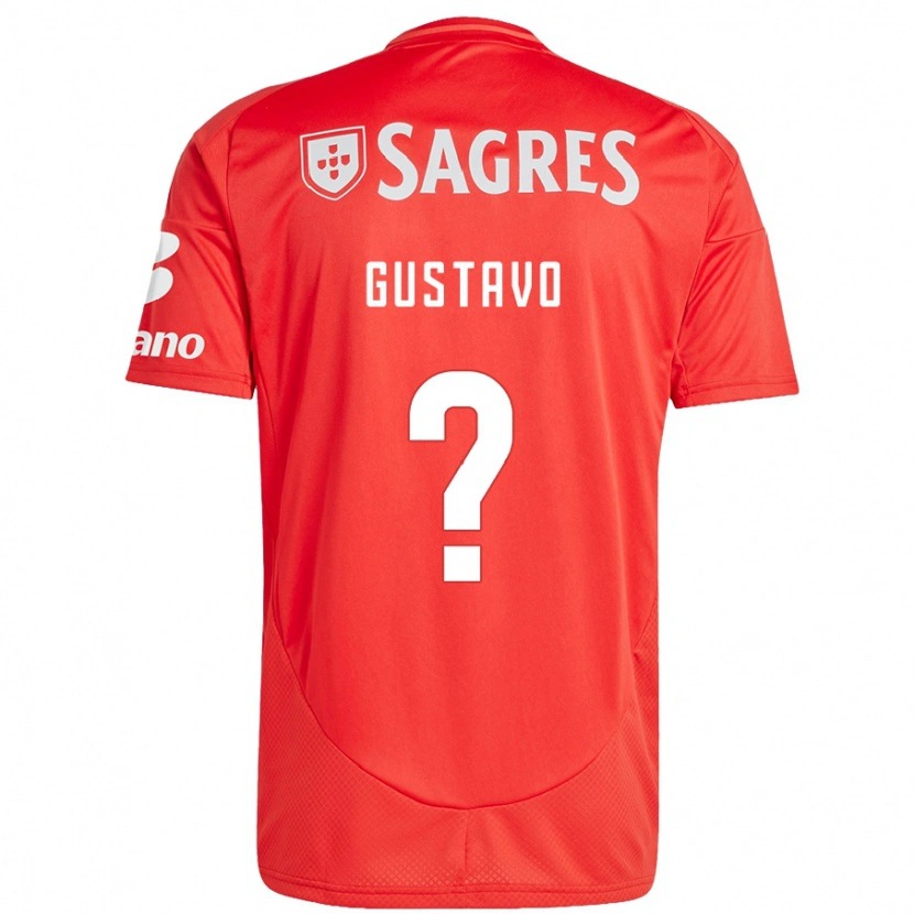 Danxen Kinder Gustavo Ferreira #0 Rot Weiß Heimtrikot Trikot 2024/25 T-Shirt Schweiz