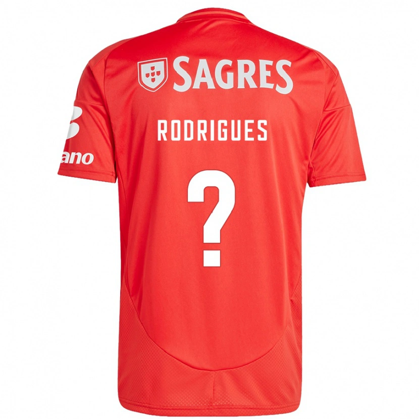 Danxen Kinder Miguel Rodrigues #0 Rot Weiß Heimtrikot Trikot 2024/25 T-Shirt Schweiz