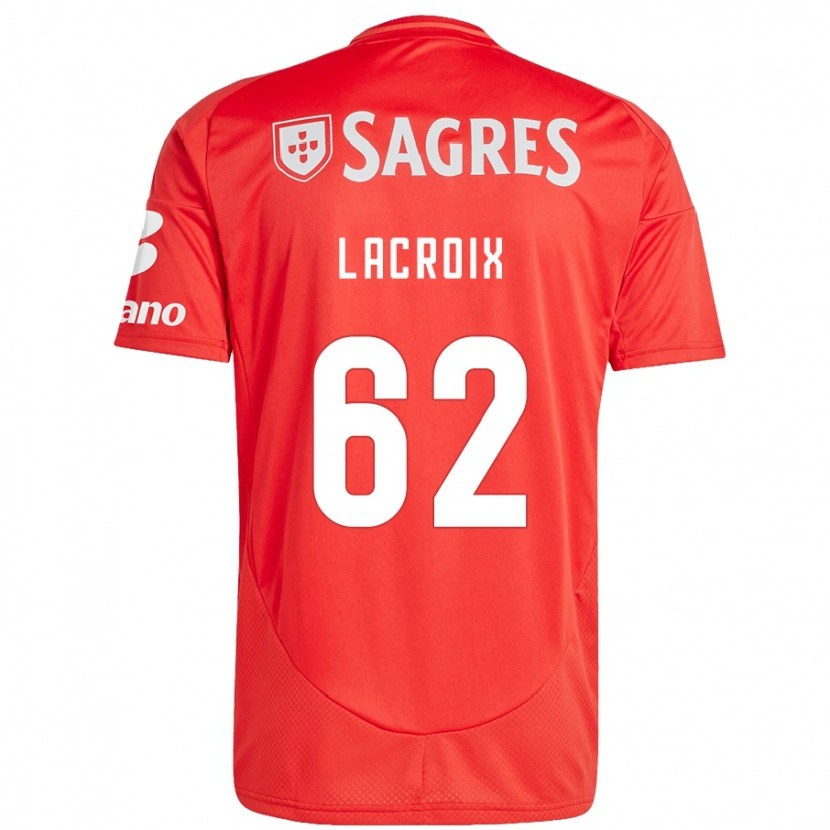 Danxen Kinder Lenny Lacroix #62 Rot Weiß Heimtrikot Trikot 2024/25 T-Shirt Schweiz