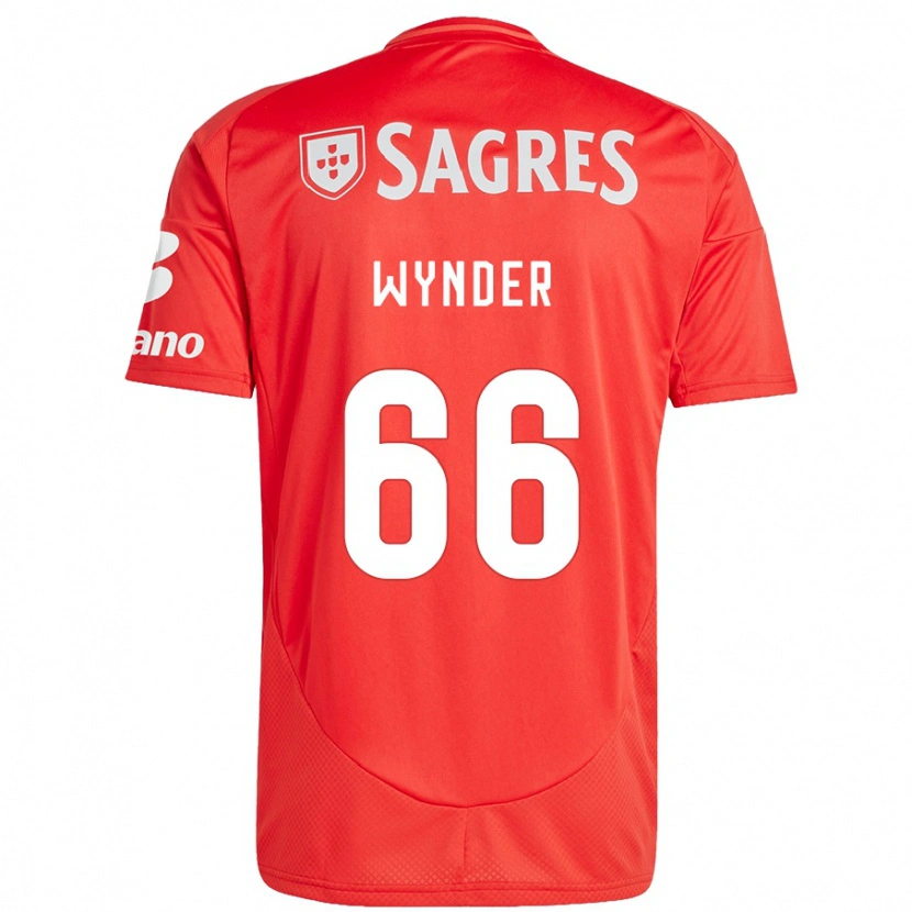 Danxen Kinder Joshua Wynder #66 Rot Weiß Heimtrikot Trikot 2024/25 T-Shirt Schweiz