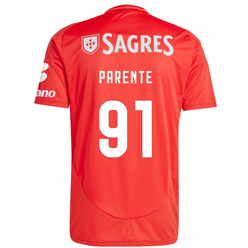 Danxen Kinder Tiago Parente #91 Rot Weiß Heimtrikot Trikot 2024/25 T-Shirt Schweiz