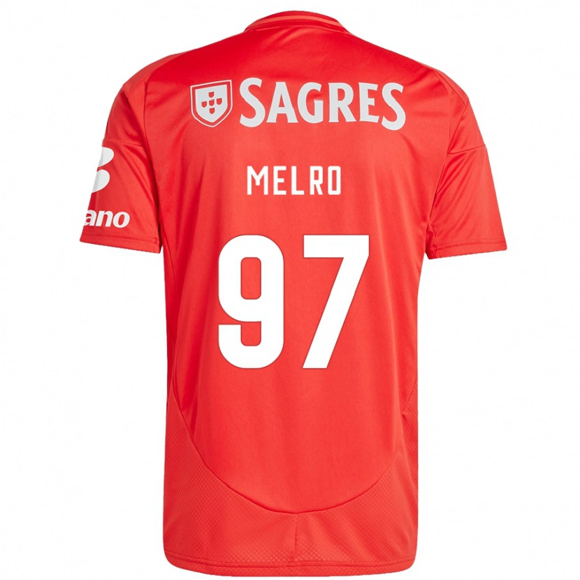 Danxen Kinder José Melro #97 Rot Weiß Heimtrikot Trikot 2024/25 T-Shirt Schweiz