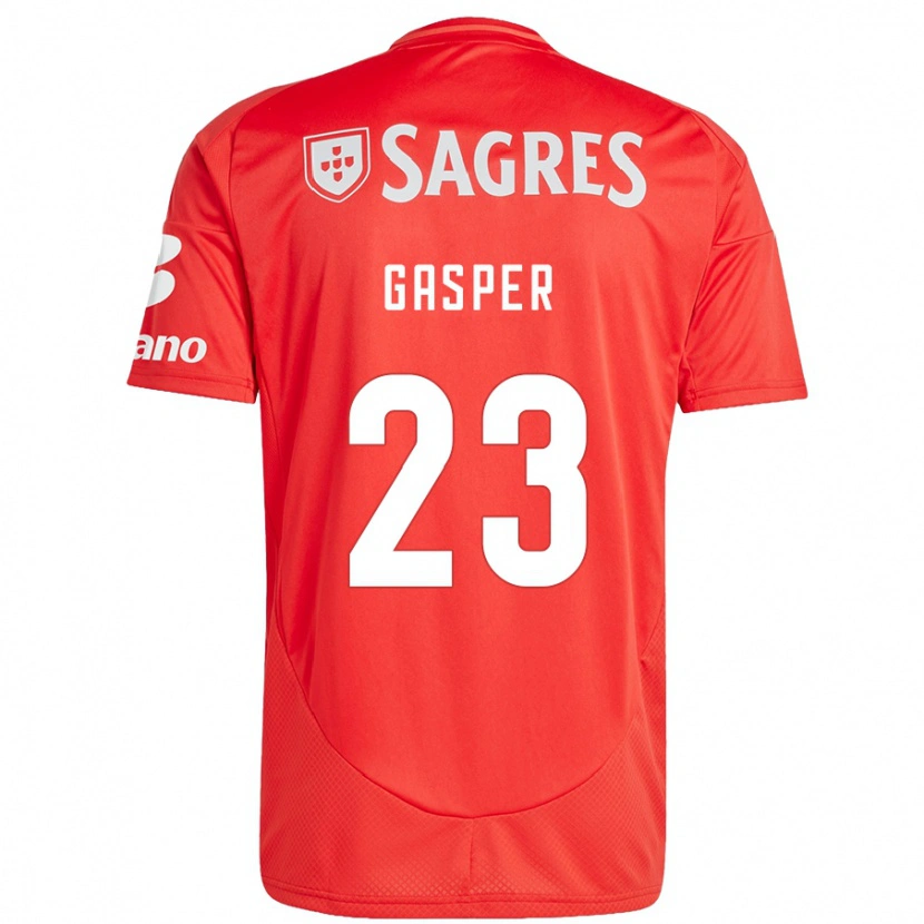 Danxen Kinder Anna Gasper #23 Rot Weiß Heimtrikot Trikot 2024/25 T-Shirt Schweiz