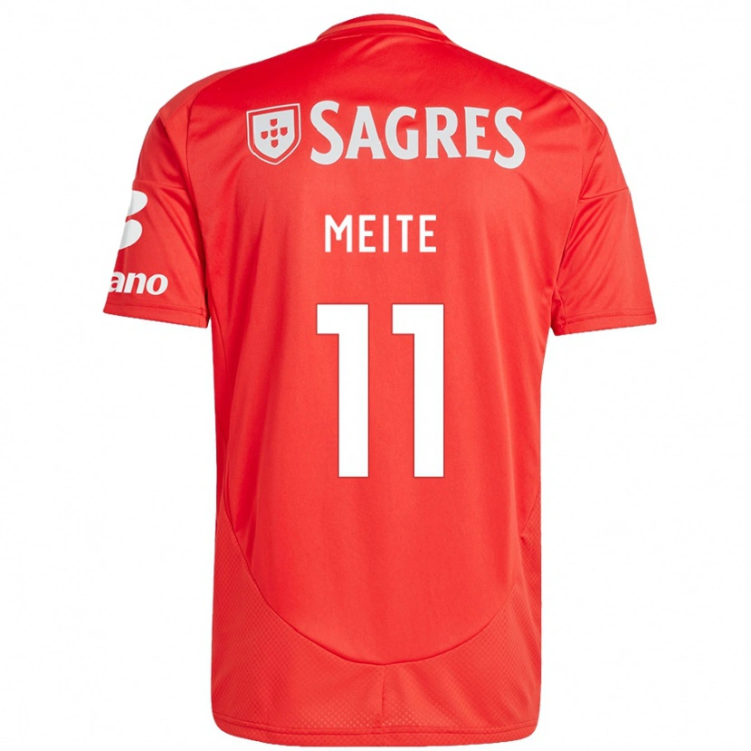 Danxen Kinder Soualiho Meite #11 Rot Weiß Heimtrikot Trikot 2024/25 T-Shirt Schweiz