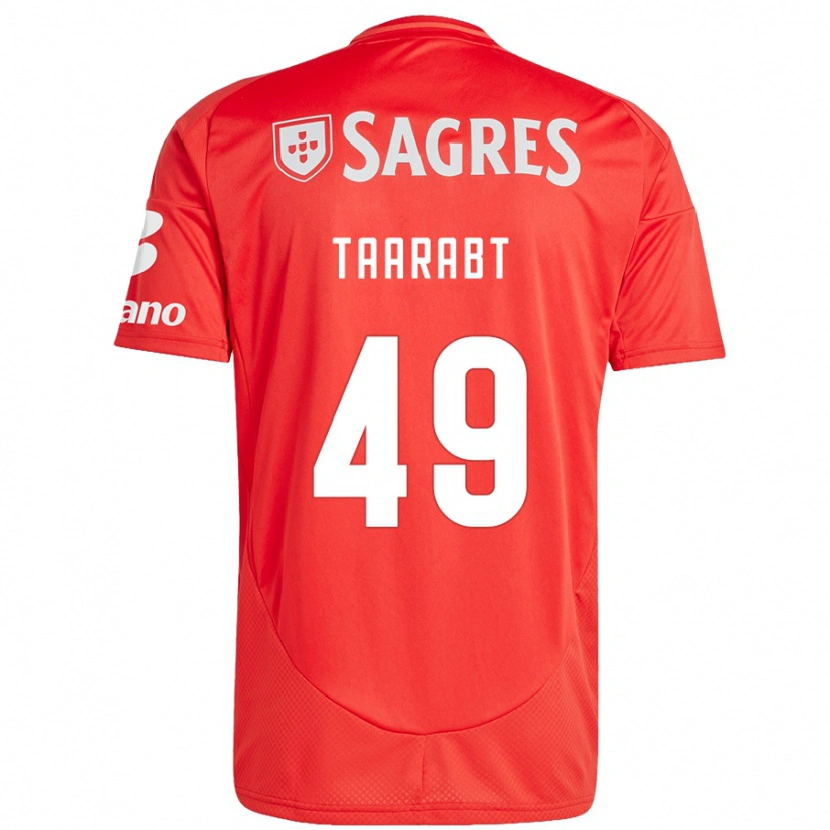 Danxen Kinder Adel Taarabt #49 Rot Weiß Heimtrikot Trikot 2024/25 T-Shirt Schweiz