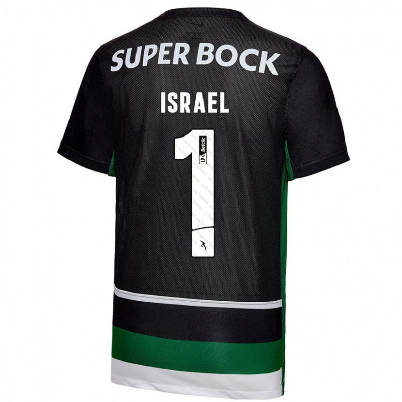 Danxen Kinder Franco Israel #1 Schwarz Weiß Grün Heimtrikot Trikot 2024/25 T-Shirt Schweiz