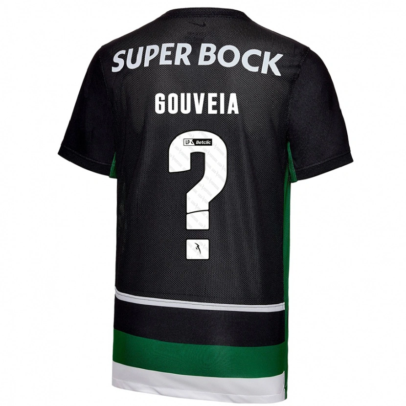 Danxen Kinder Miguel Gouveia #0 Schwarz Weiß Grün Heimtrikot Trikot 2024/25 T-Shirt Schweiz