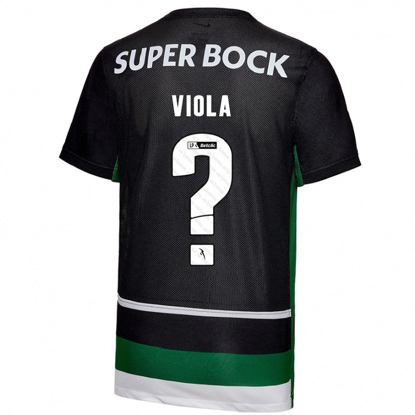 Danxen Kinder Rodrigo Viola #0 Schwarz Weiß Grün Heimtrikot Trikot 2024/25 T-Shirt Schweiz