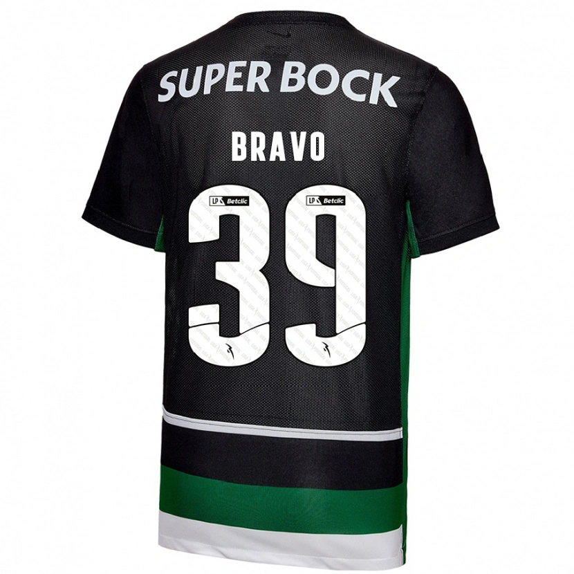 Danxen Kinder Bravo #39 Schwarz Weiß Grün Heimtrikot Trikot 2024/25 T-Shirt Schweiz