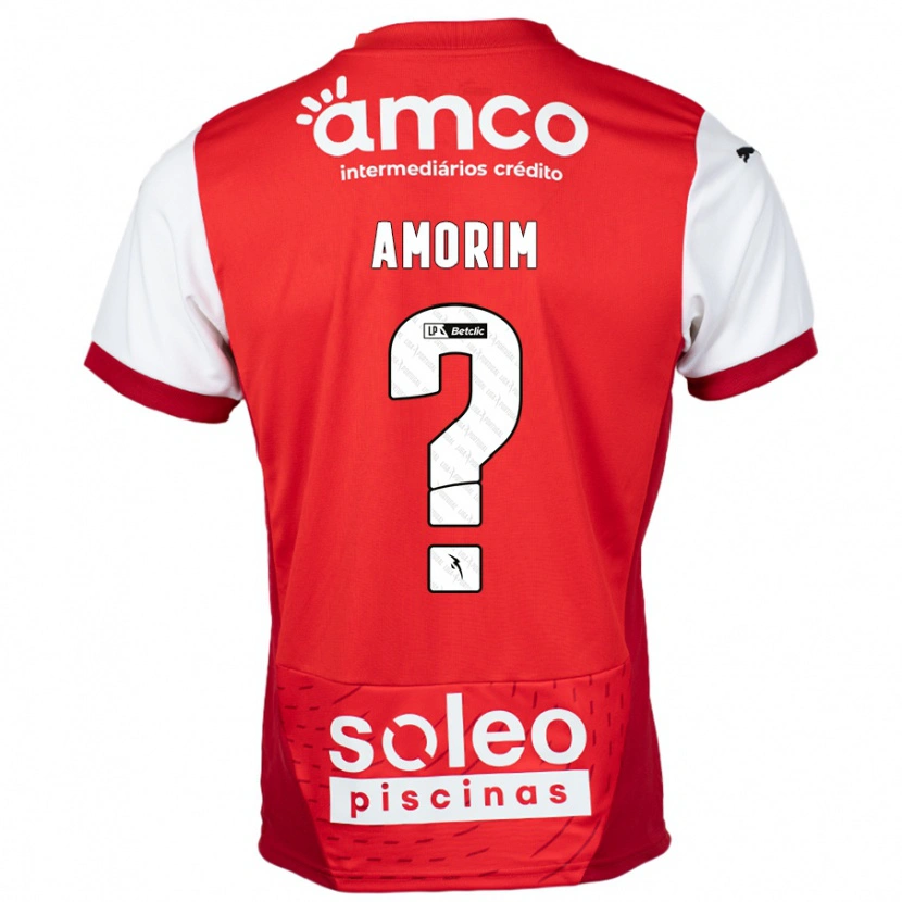 Danxen Kinder Renato Amorim #0 Rot Weiß Heimtrikot Trikot 2024/25 T-Shirt Schweiz